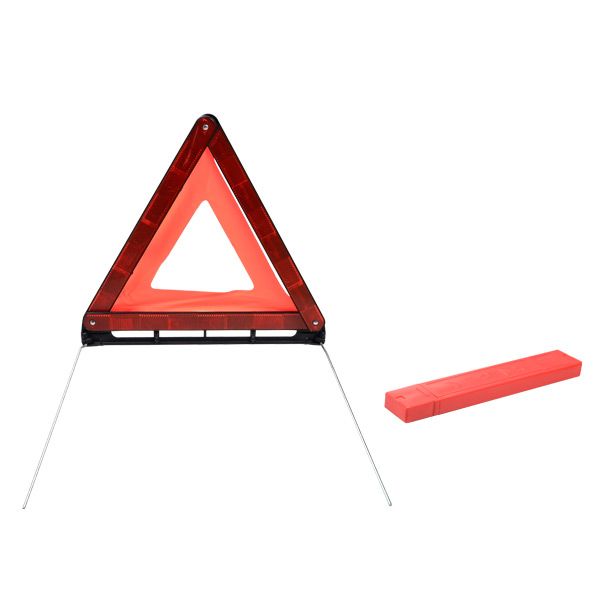 Splayed feet warning triangle