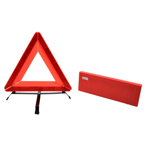 Cross foot warning triangle