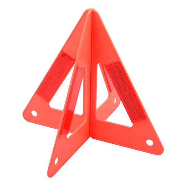 Cross foot warning triangle