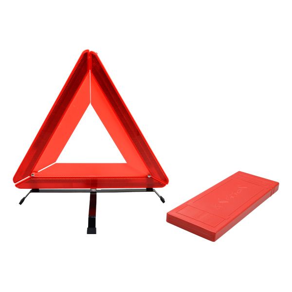 Cross foot warning triangle